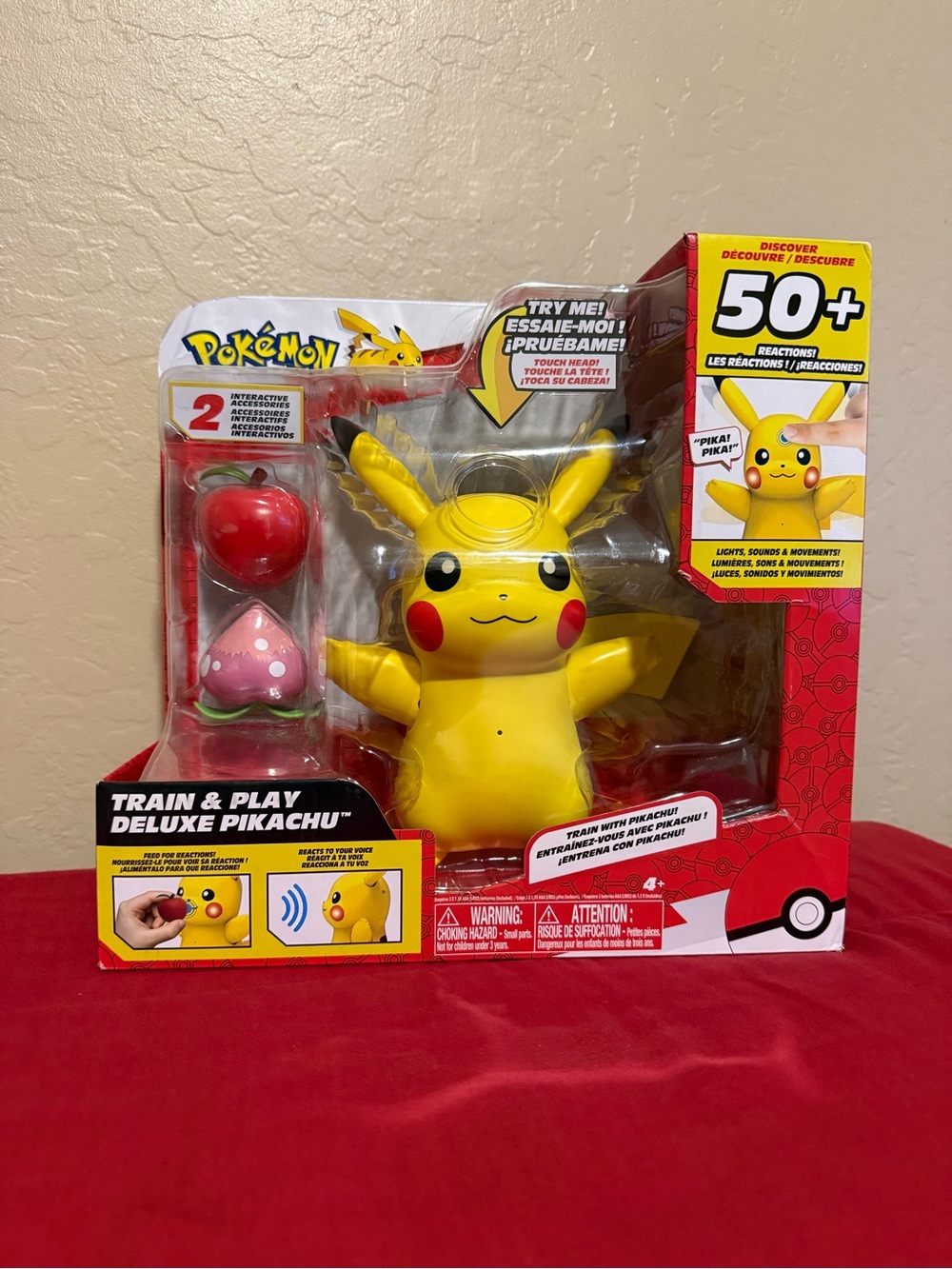 Pokemon Train & Play Deluxe Pikachu